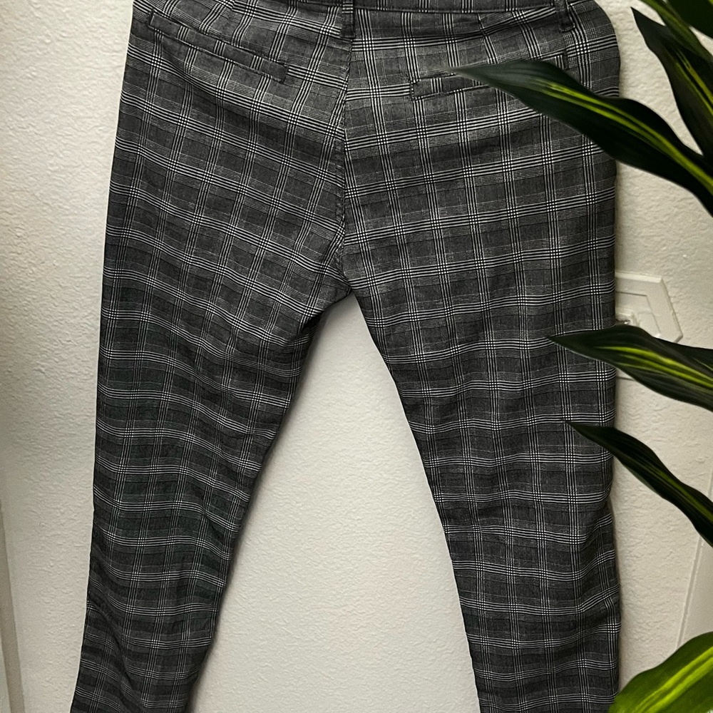 Gray Plaid Pants - Picture 3 of 4